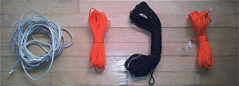 15 meter polyethylene rope for fishing magnets